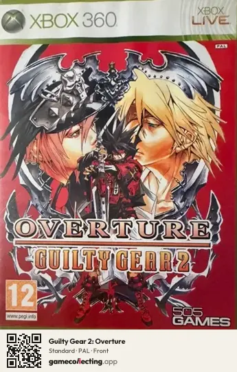 Guilty Gear 2: Overture Xbox 360, PAL box front