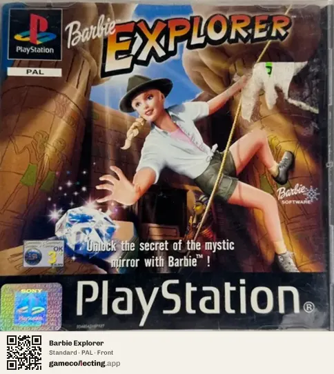 Barbie Explorer PlayStation, PAL box front
