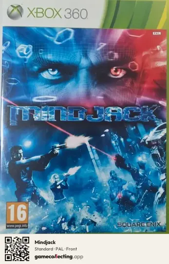 Mindjack Xbox 360, PAL box front