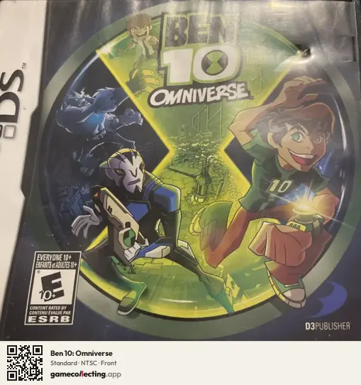 Ben 10: Omniverse Nintendo DS, NTSC box front