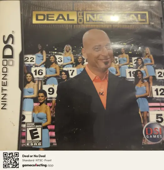 Deal or No Deal Nintendo DS, NTSC box front