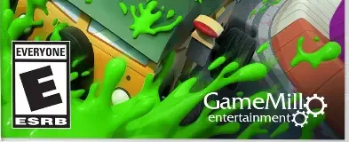 Nickelodeon Kart Racers 3: Slime Speedway, the ESRB box on its front