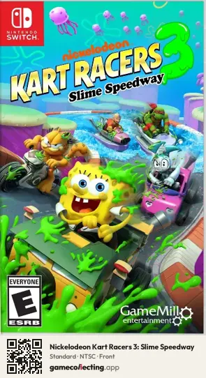 Nickelodeon Kart Racers 3: Slime Speedway Nintendo Switch, NTSC box front