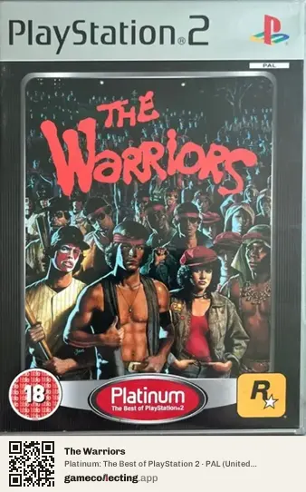 The Warriors PlayStation 2, United Kingdom box front