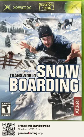 TransWorld Snowboarding Xbox, NTSC box front