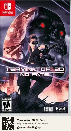 Terminator 2D: No Fate Nintendo Switch, NTSC box front