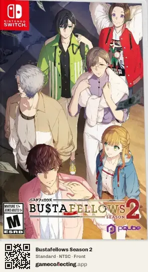 Bustafellows Season 2 Nintendo Switch, NTSC box front