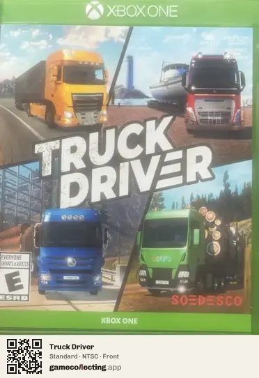 Truck Driver Xbox One, NTSC box front