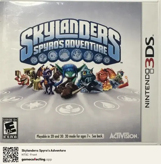 Skylanders: Spyro's Adventure Nintendo 3DS, NTSC box front