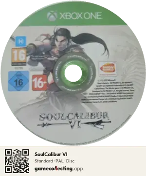 SoulCalibur VI Xbox One, PAL disc