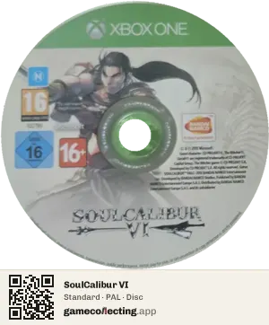 SoulCalibur VI Xbox One, PAL disc