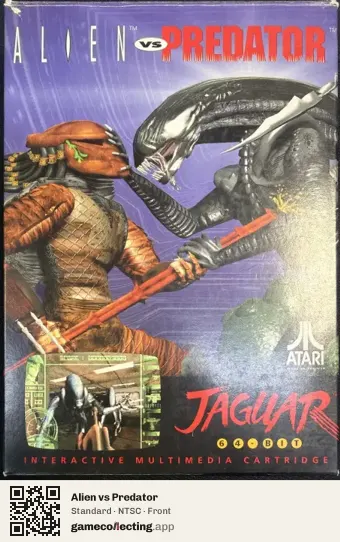 Alien vs Predator Atari Jaguar, NTSC box front
