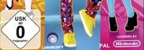 Just Dance 2014, the USK square on its front