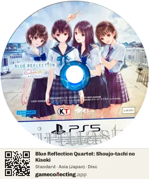 Blue Reflection Quartet: Shoujo-tachi no Kiseki PlayStation 5, Asia disc