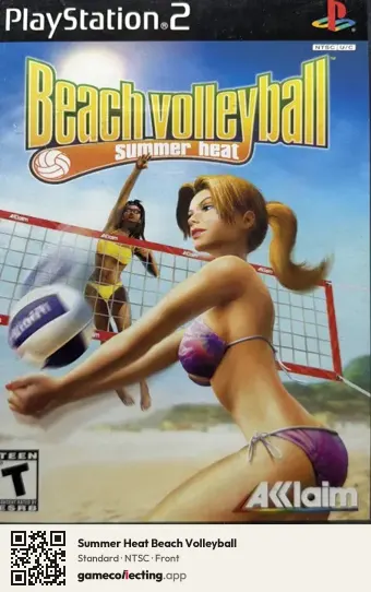 Summer Heat Beach Volleyball PlayStation 2, NTSC box front