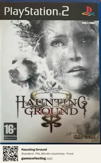 Haunting Ground PlayStation 2, Nordic countries box front
