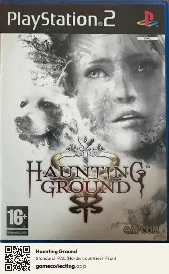 Haunting Ground PlayStation 2, Nordic countries box front