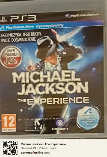 Michael Jackson: The Experience PlayStation 3, Poland box front