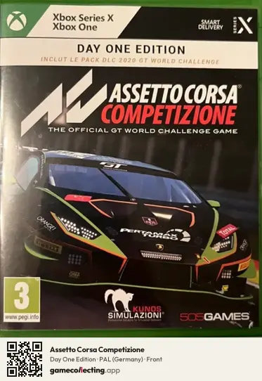 Assetto Corsa Competizione Xbox Series X, Germany box front