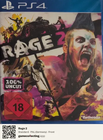 Rage 2 PlayStation 4, Germany box front