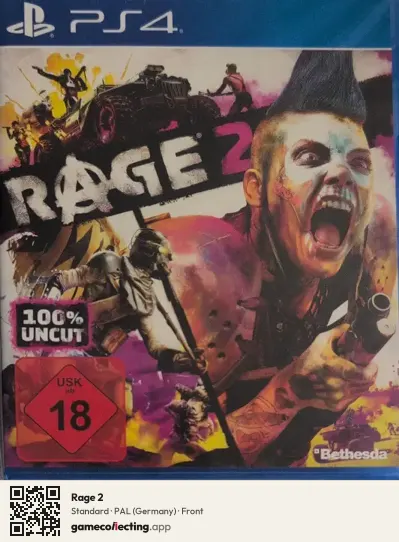 Rage 2 PlayStation 4, Germany box front
