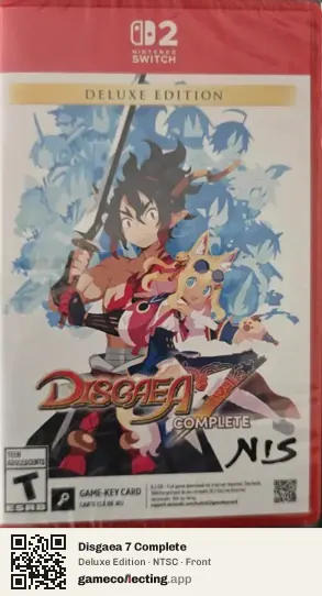 Disgaea 7 Complete Nintendo Switch 2, NTSC box front