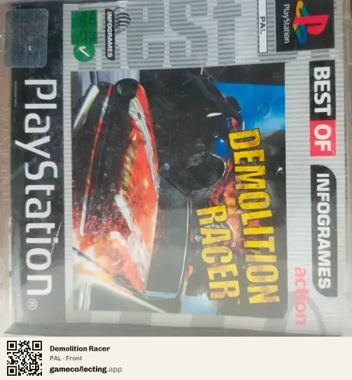 Demolition Racer PlayStation, PAL box front