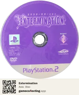 Extermination PlayStation 2, Asia disc