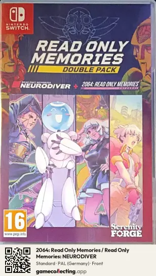 2064: Read Only Memories / Read Only Memories: NEURODIVER Nintendo Switch, Germany box front