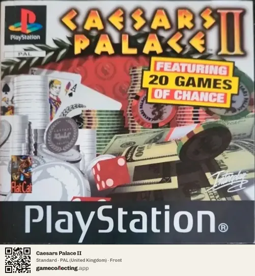 Caesars Palace II PlayStation, United Kingdom box front