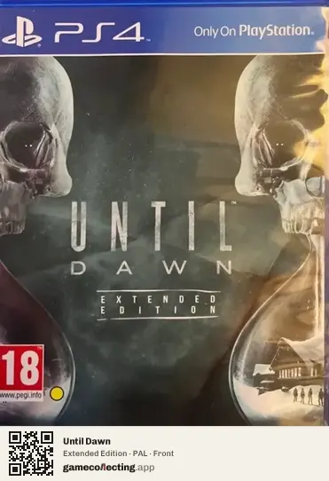 Until Dawn PlayStation 4, PAL box front