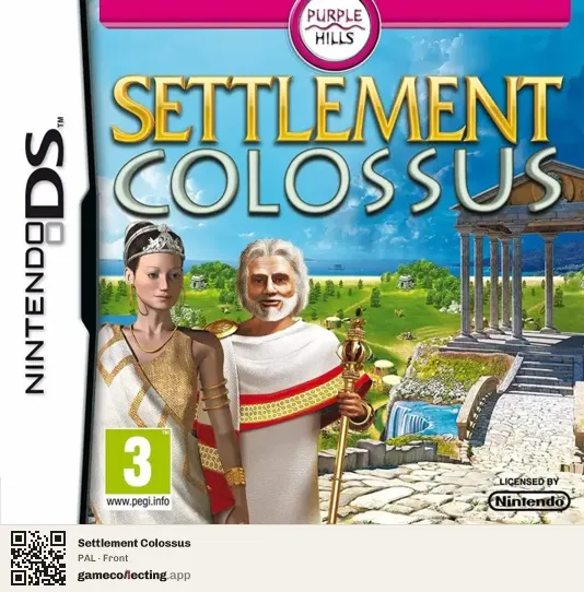 Settlement Colossus Nintendo DS, PAL box front