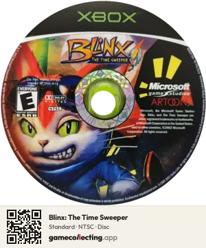 Blinx: The Time Sweeper Xbox, NTSC disc