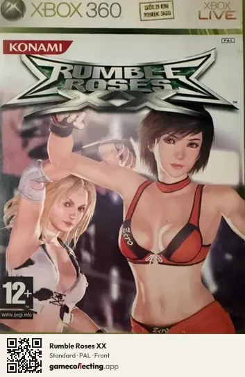 Rumble Roses XX Xbox 360, PAL box front