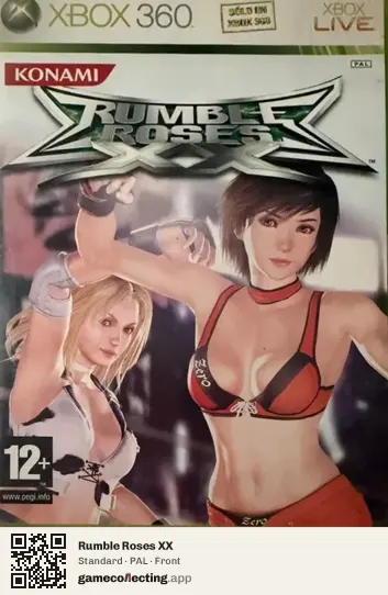 Rumble Roses XX Xbox 360, PAL box front