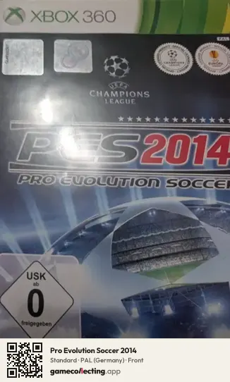 Pro Evolution Soccer 2014 Xbox 360, Germany box front