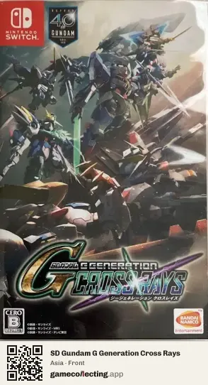 SD Gundam G Generation Cross Rays Nintendo Switch, Asia box front