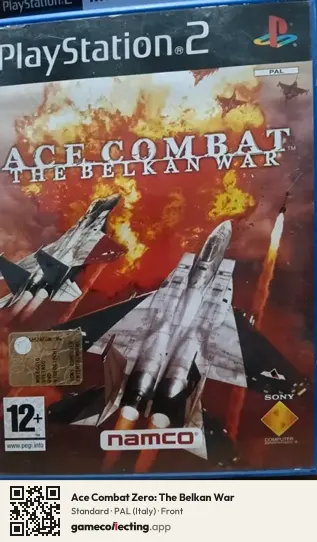 Ace Combat Zero: The Belkan War PlayStation 2, Italy box front