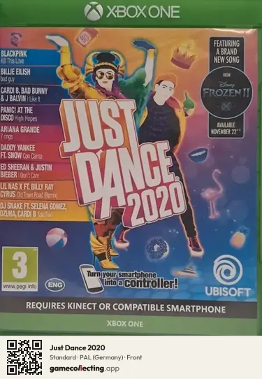 Just Dance 2020 Xbox One, Germany box front