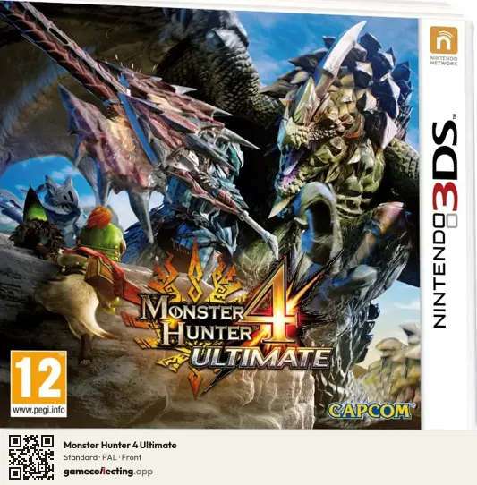 Monster Hunter 4 Ultimate Nintendo 3DS, PAL box front