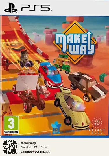 Make Way PlayStation 5, PAL box front