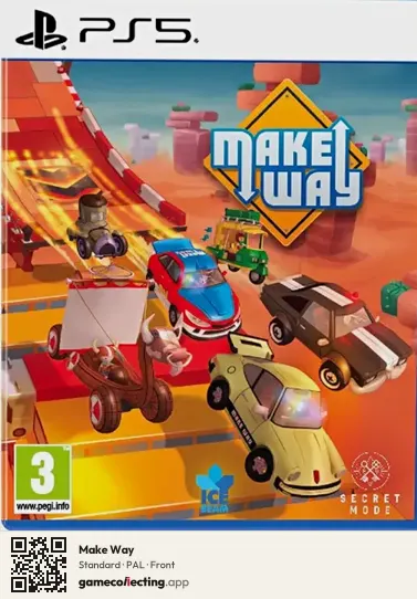 Make Way PlayStation 5, PAL box front