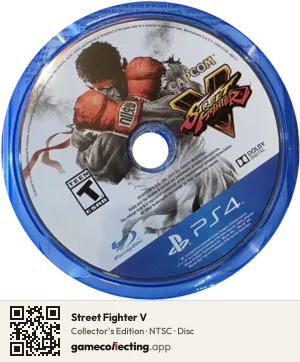 Street Fighter V PlayStation 4, NTSC disc