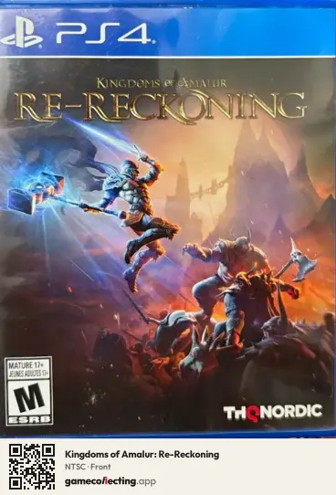 Kingdoms of Amalur: Re-Reckoning PlayStation 4, NTSC box front