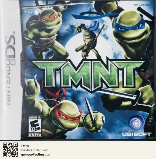 TMNT Nintendo DS, NTSC box front