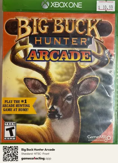 Big Buck Hunter Arcade Xbox One, NTSC box front
