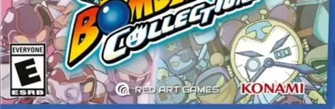 Super Bomberman Collection, the ESRB box on its front
