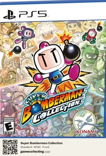 Super Bomberman Collection PlayStation 5, NTSC box front