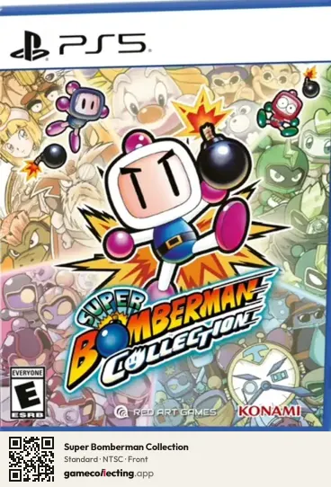 Super Bomberman Collection PlayStation 5, NTSC box front