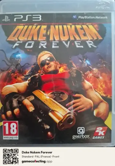 Duke Nukem Forever PlayStation 3, France box front